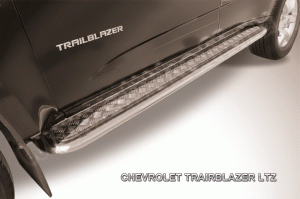 CHEVROLET Trailblazer 2013-Пороги d57 с листом
